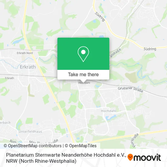 Карта Planetarium Sternwarte Neanderhöhe Hochdahl e.V.