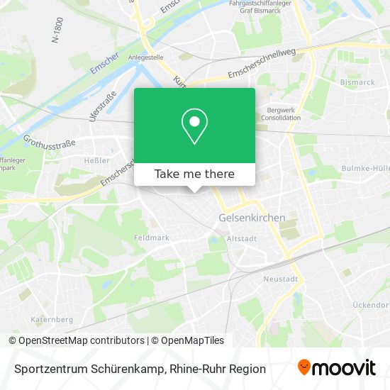 Sportzentrum Schürenkamp map