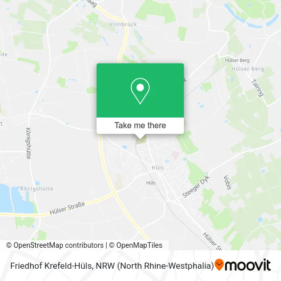 Карта Friedhof Krefeld-Hüls