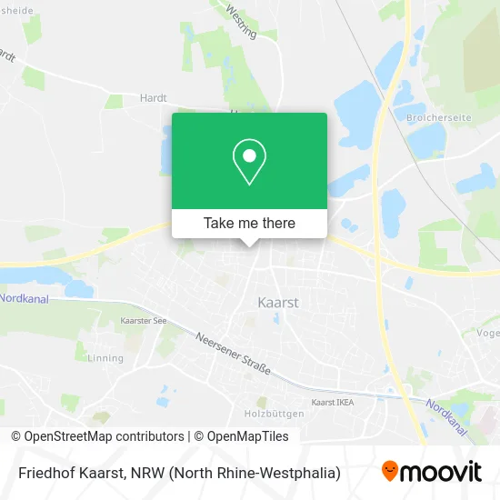 Карта Friedhof Kaarst