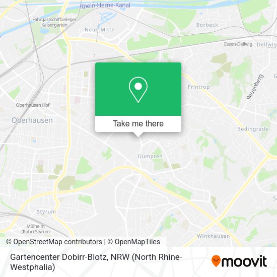 Карта Gartencenter Dobirr-Blotz