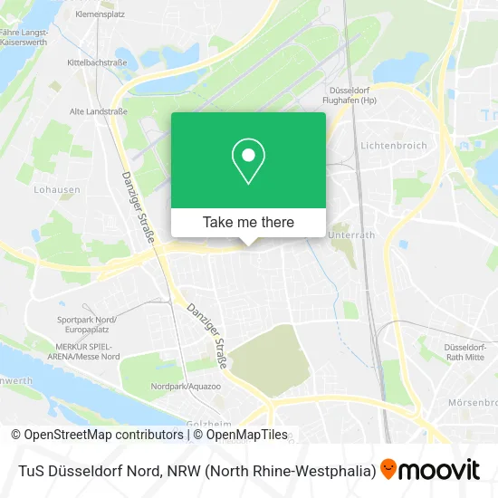 Карта TuS Düsseldorf Nord