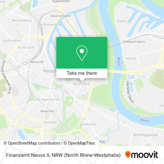 Карта Finanzamt Neuss II