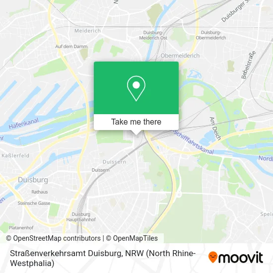 Карта Straßenverkehrsamt Duisburg