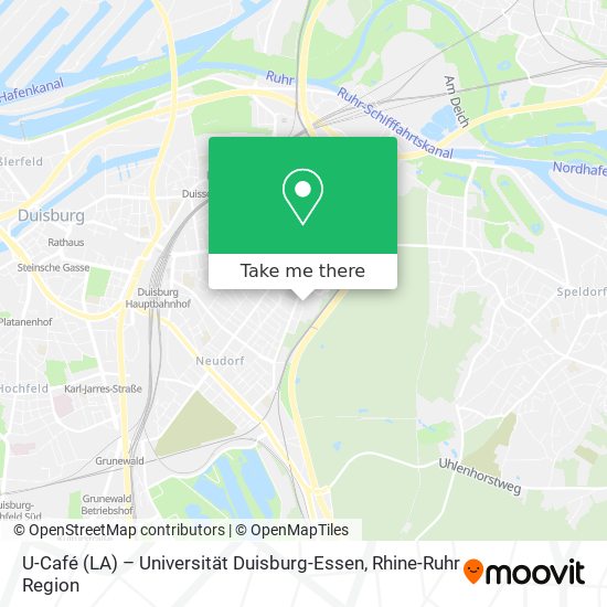 U-Café (LA) – Universität Duisburg-Essen map