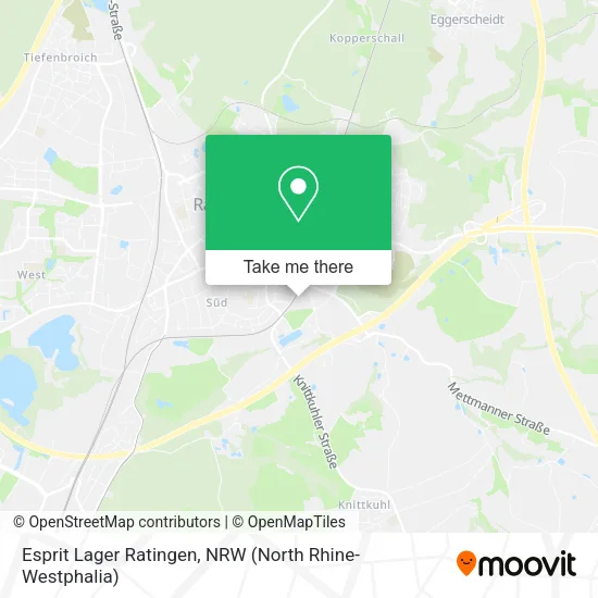 Карта Esprit Lager Ratingen