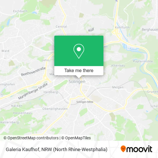 Galeria Kaufhof map