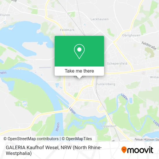 GALERIA Kaufhof Wesel map