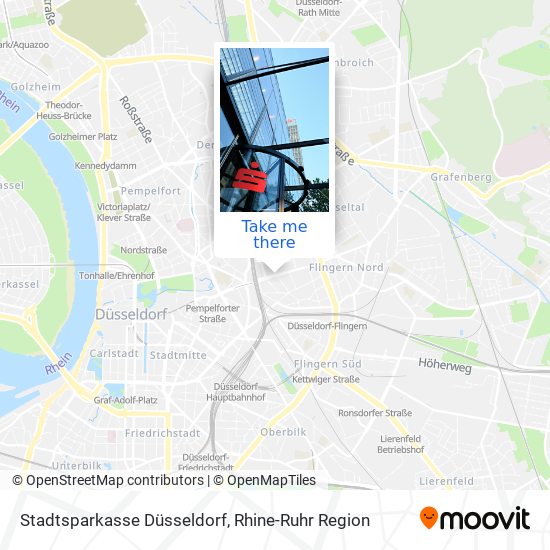 Stadtsparkasse Düsseldorf map
