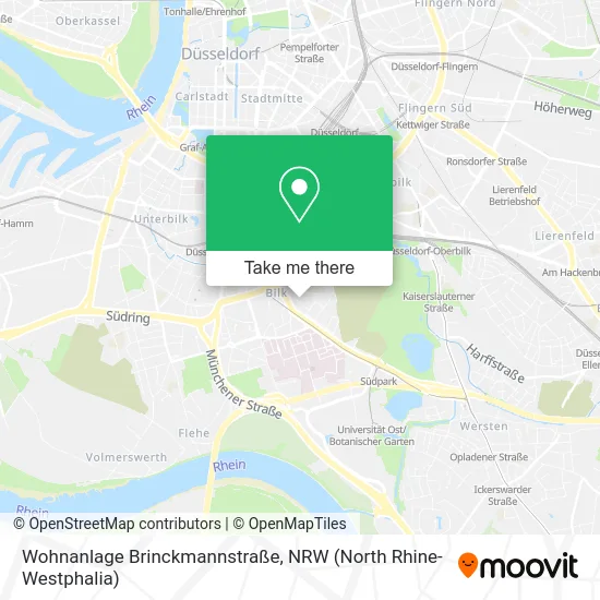 Карта Wohnanlage Brinckmannstraße