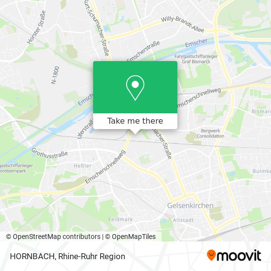 HORNBACH map