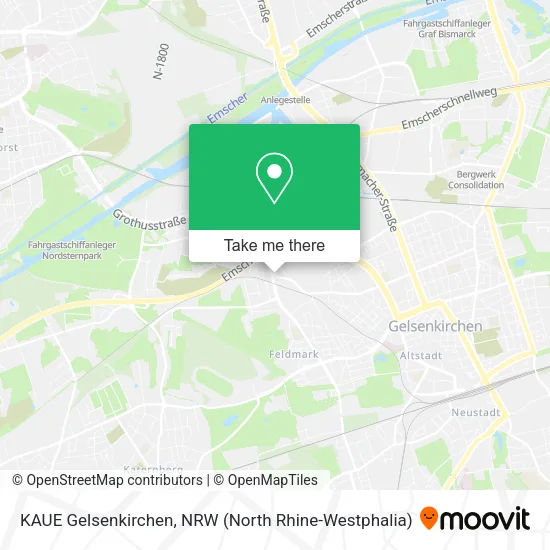 Карта KAUE Gelsenkirchen