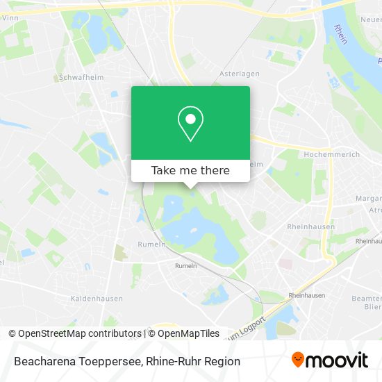 Beacharena Toeppersee map