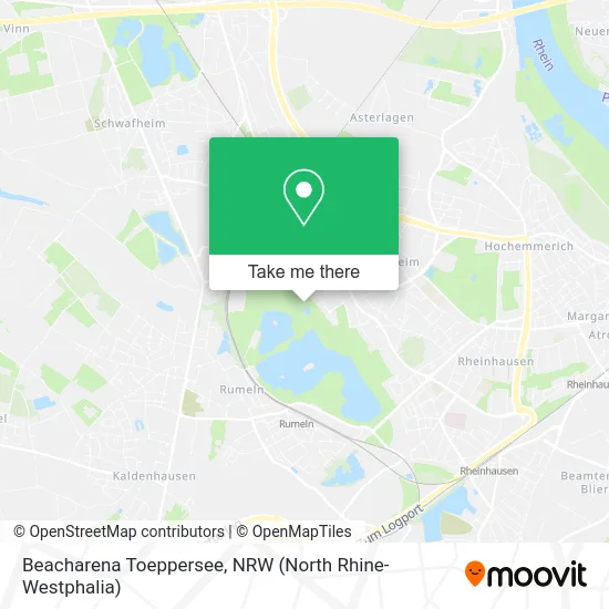 Beacharena Toeppersee map