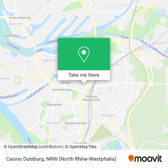 Casino Duisburg map