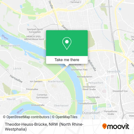 Карта Theodor-Heuss-Brücke