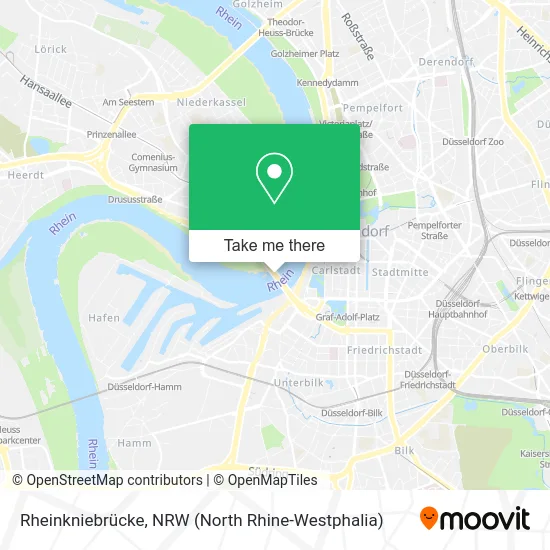 Карта Rheinkniebrücke