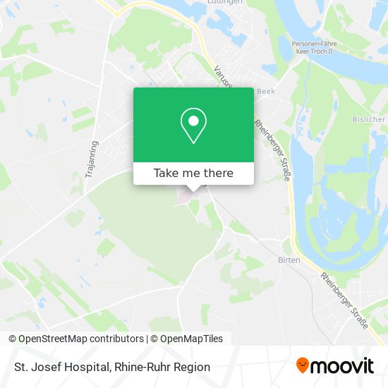 St. Josef Hospital map