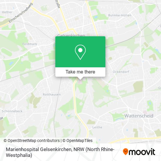Marienhospital Gelsenkirchen map