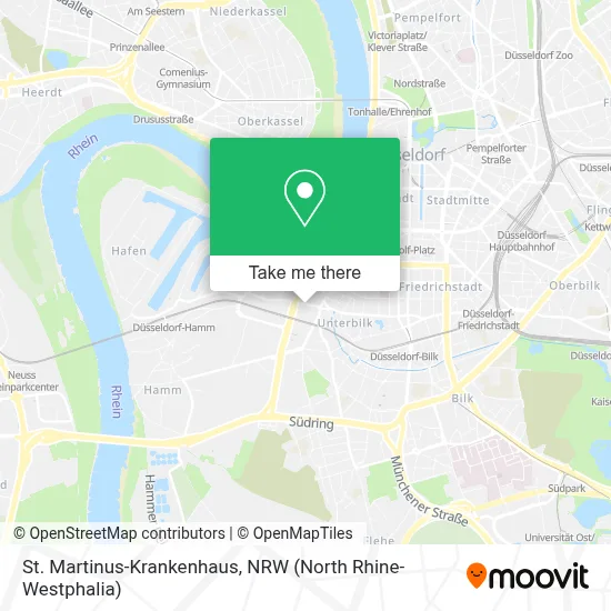 St. Martinus-Krankenhaus map