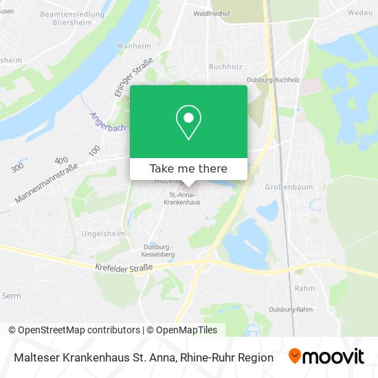 Malteser Krankenhaus St. Anna map