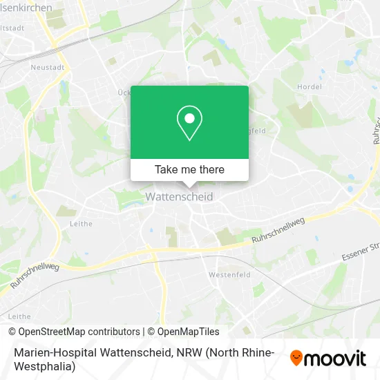 Marien-Hospital Wattenscheid map