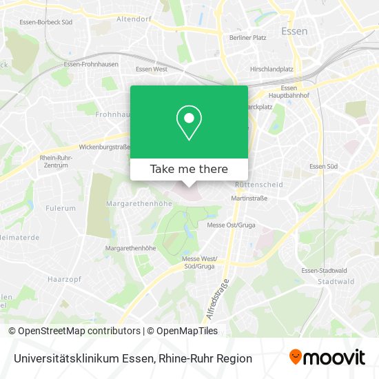 Universitätsklinikum Essen map