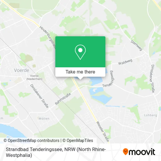 Карта Strandbad Tenderingssee