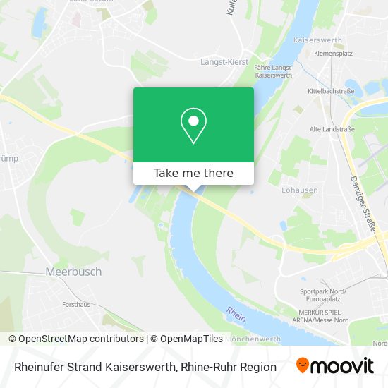 Rheinufer Strand Kaiserswerth map
