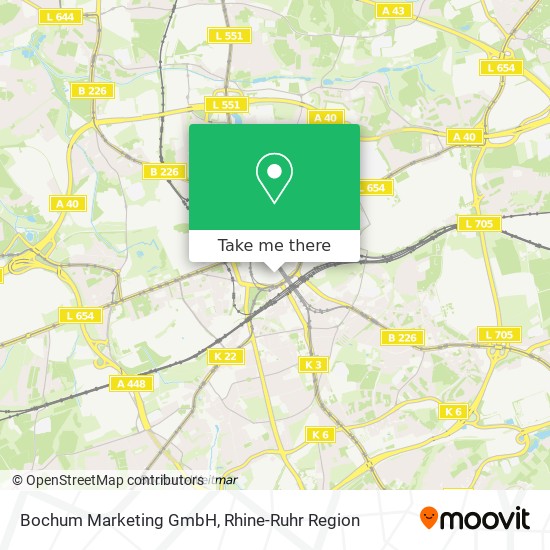 Bochum Marketing GmbH map