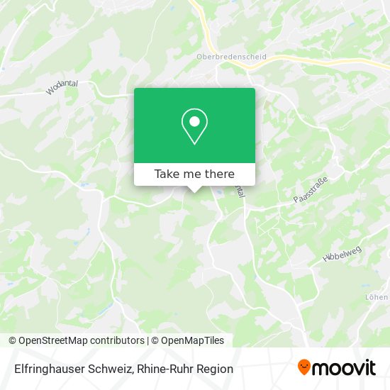 Elfringhauser Schweiz map
