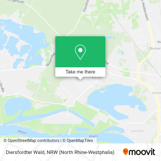 Карта Diersfordter Wald