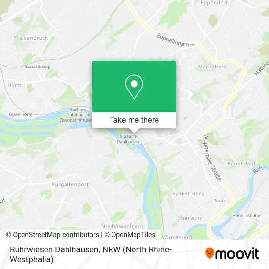 Ruhrwiesen Dahlhausen map
