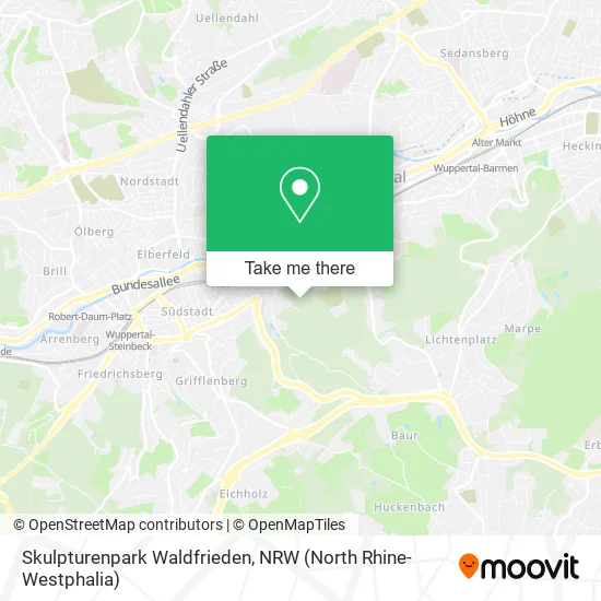 Skulpturenpark Waldfrieden map