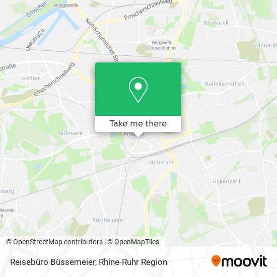 Reisebüro Büssemeier map