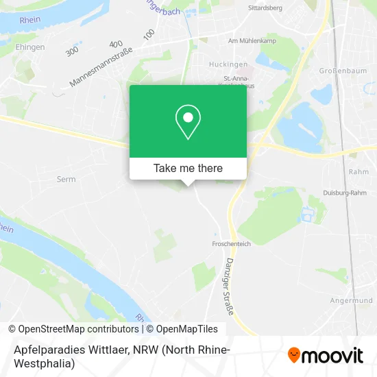 Карта Apfelparadies Wittlaer