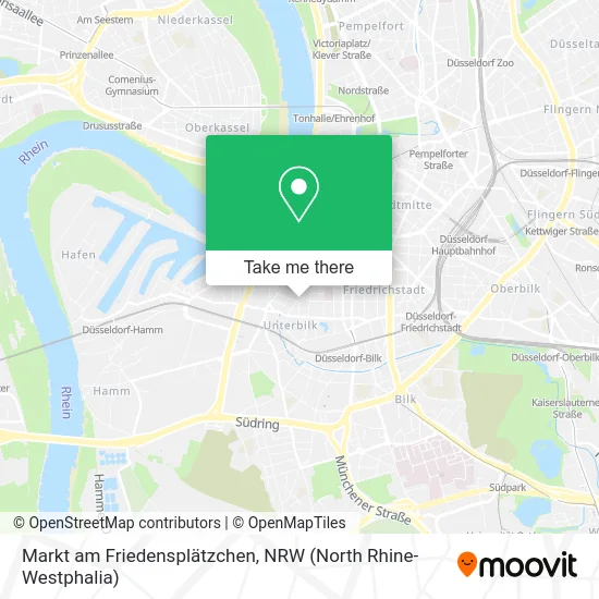 Карта Markt am Friedensplätzchen