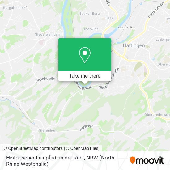 Карта Historischer Leinpfad an der Ruhr