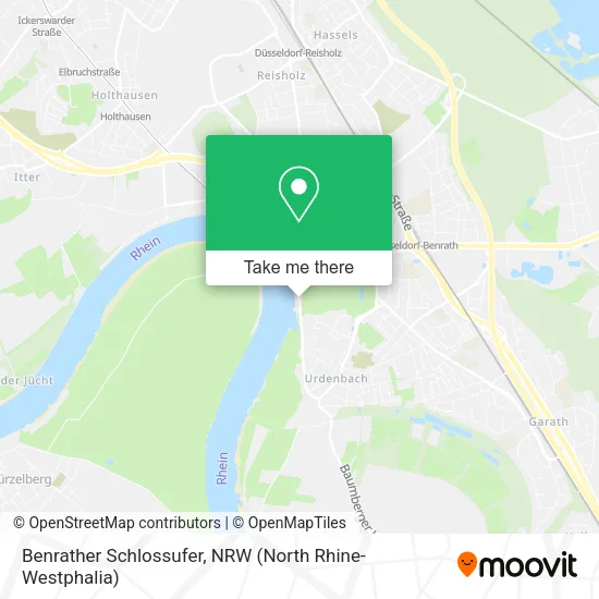Карта Benrather Schlossufer