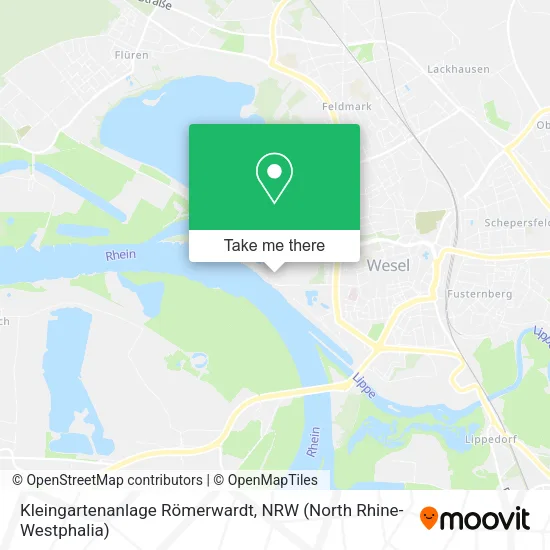Карта Kleingartenanlage Römerwardt