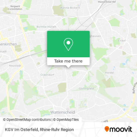 Карта KGV Im Osterfeld