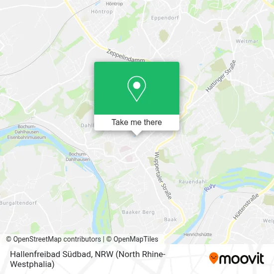 Hallenfreibad Südbad map