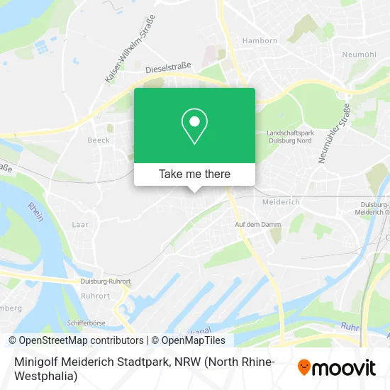 Карта Minigolf Meiderich Stadtpark