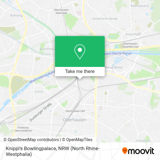 Knippi's Bowlingpalace map