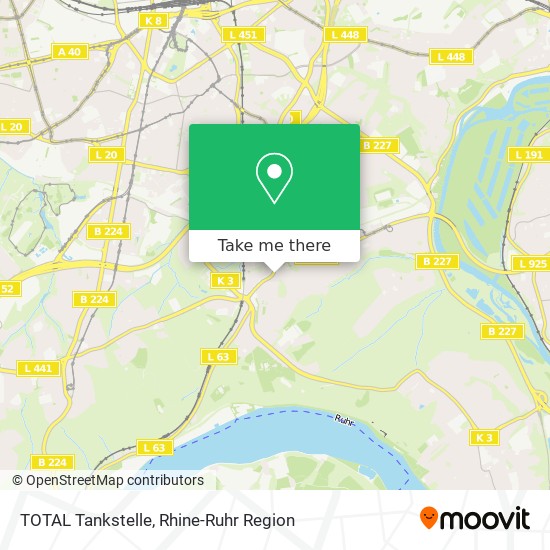 TOTAL Tankstelle map