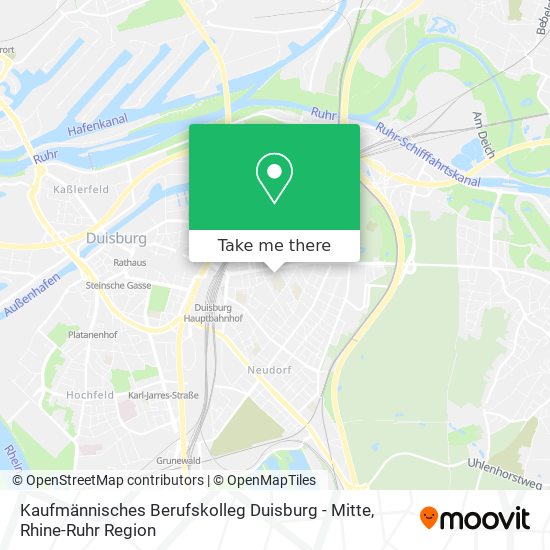 Kaufmännisches Berufskolleg Duisburg - Mitte map