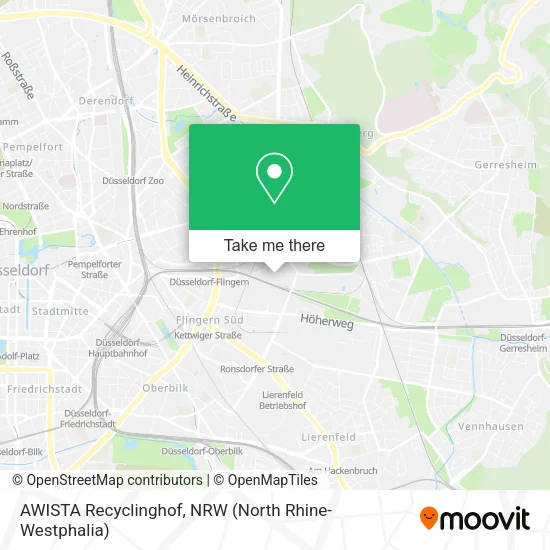 Карта AWISTA Recyclinghof