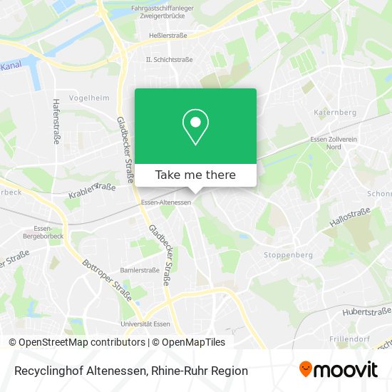 Recyclinghof Altenessen map