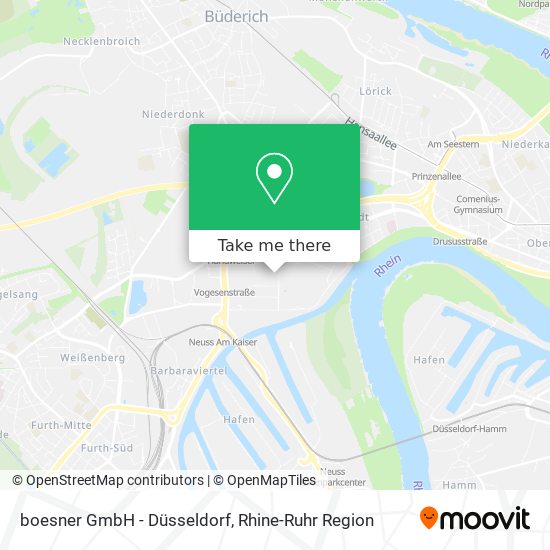 boesner GmbH - Düsseldorf map