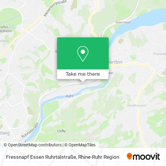 Карта Fressnapf Essen Ruhrtalstraße